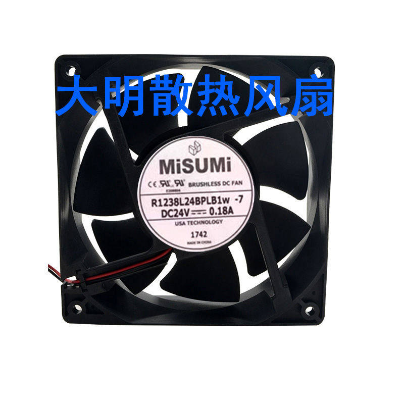 MiSUMi  R1238L24BPLB1w-7 24V 0.18A 12038 机箱散热风扇