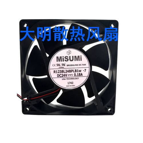 MiSUMi  R1238L24BPLB1w-7 24V 0.18A 12038 机箱散热风扇
