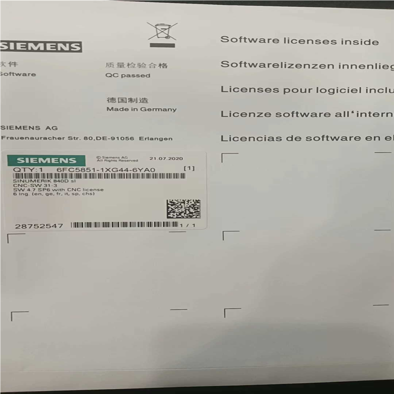 6FC5851-1XG44-3YA0，全新原装未拆封现货6F~议价