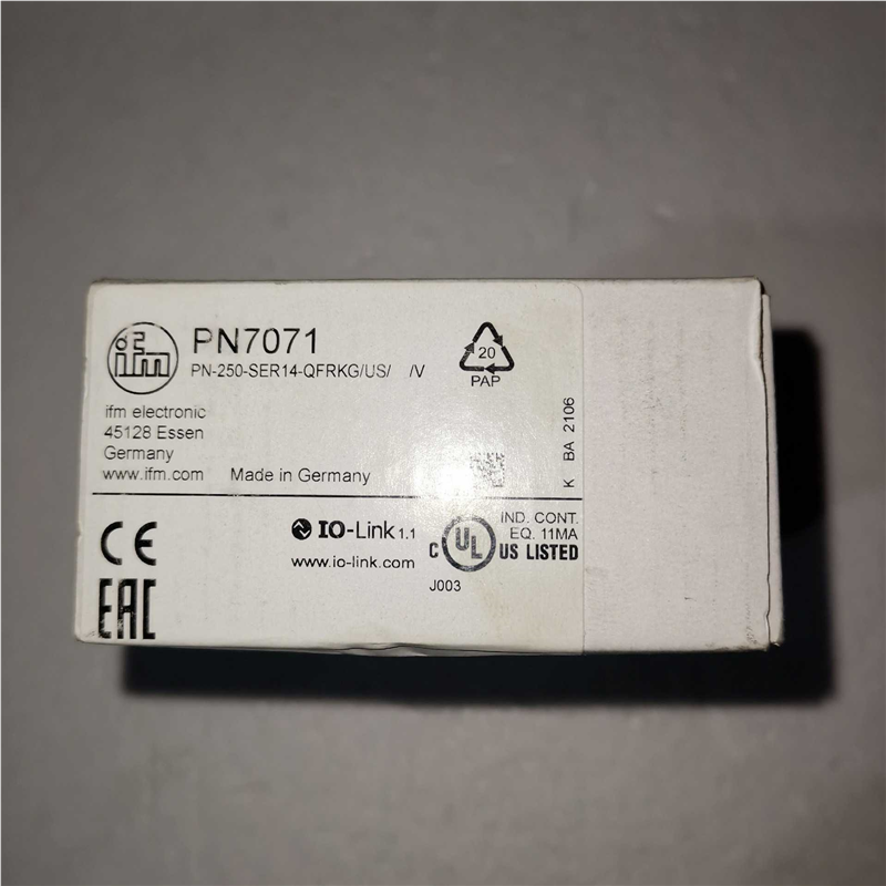 议~IFM易福门压力传感器信号开关PN7071