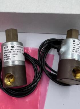 原装正品美国KIP INC海宝微型直流220V电磁阀U351162-02现货销售