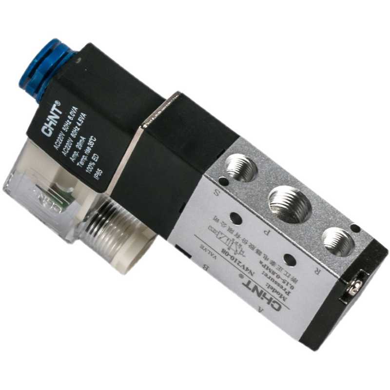 电磁阀N4V210-08 DC24VAC220V4V210二位五通换向阀气阀控制阀