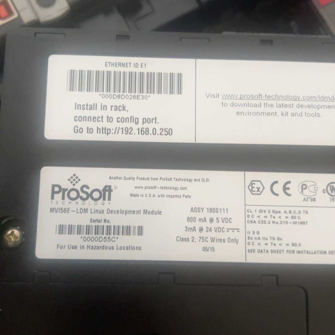 议价~MVI56E-LDM Prosoft