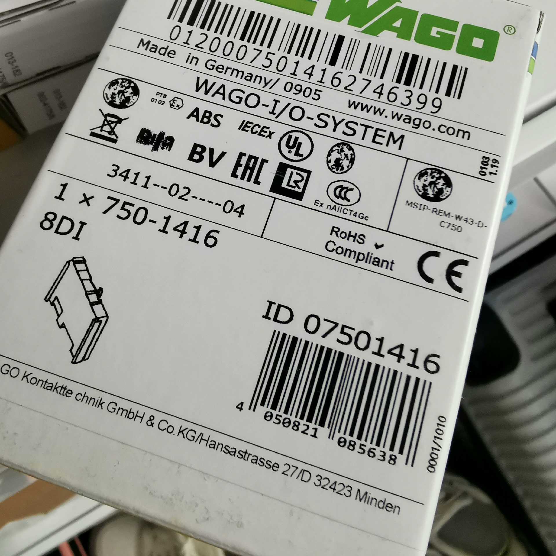 WAGO万可模块750-1416  万可750-1415各有~议价