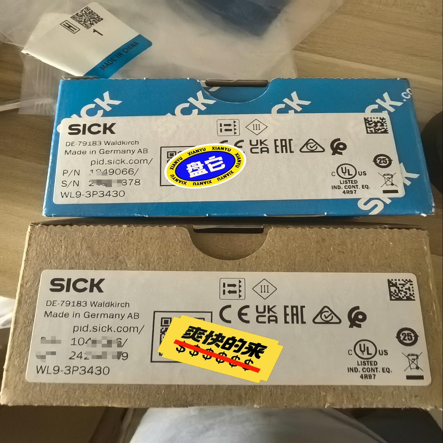 （议价）ck西克光电传感器WL9-3P3430，全新正品，假一罚