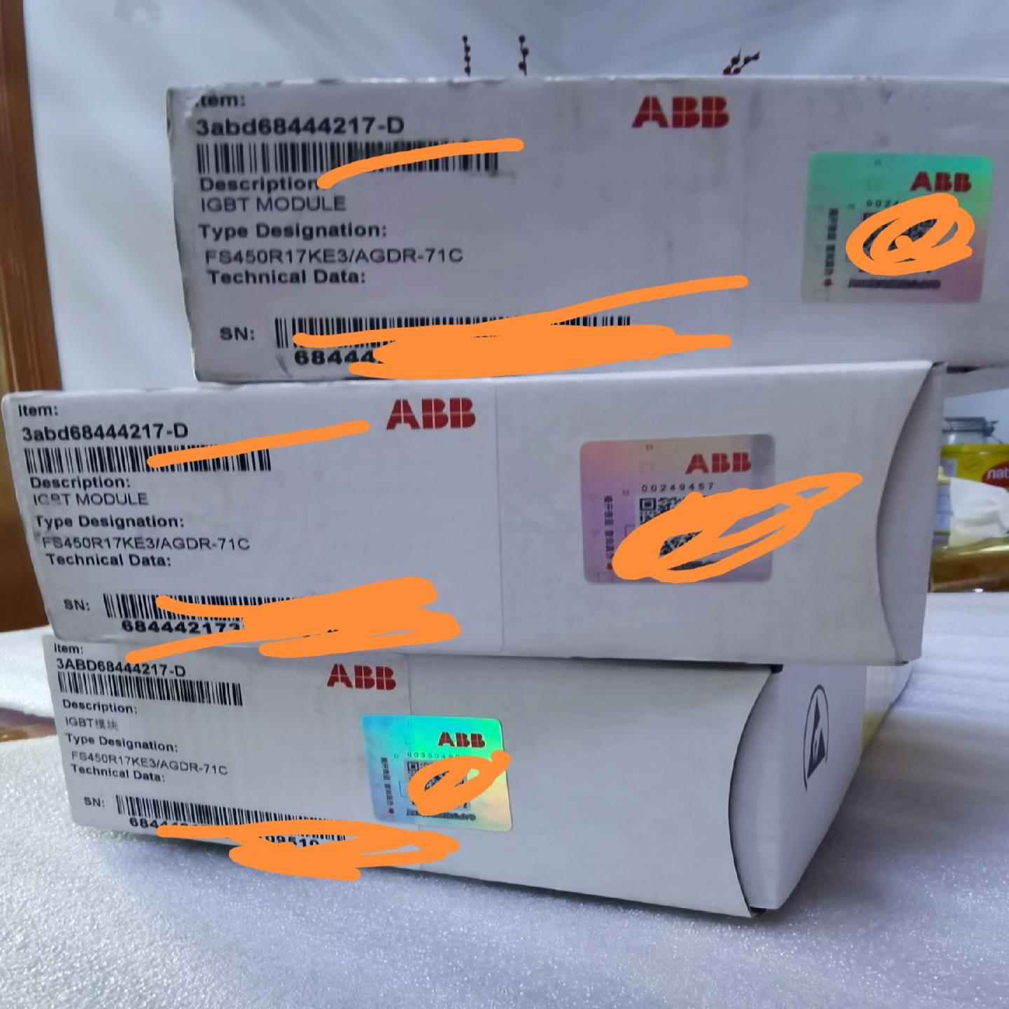 询价~未拆封行货IGBT，FS450R17KE3/AGDR