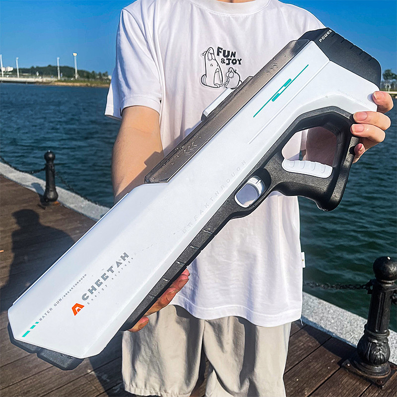 脉冲电动连发水枪玩具自动吸水儿童成人高压强力射程远大号呲水喷