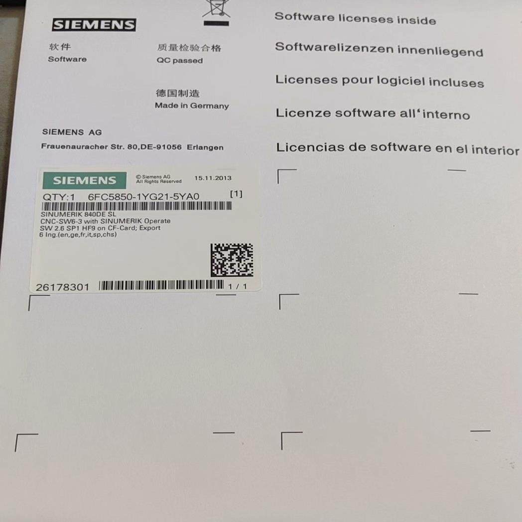 6FC5850-1YG21-5YA0 840DE SL(崽崽配件）