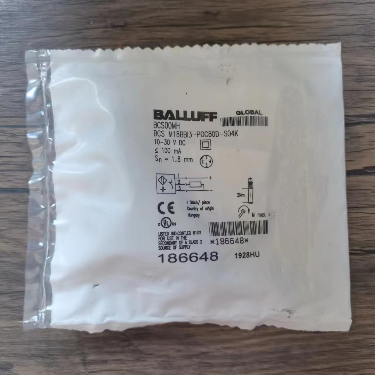 全新原装正 巴鲁夫 BCS00 BCS M18BBI3-POC80D-S04K 现货销售