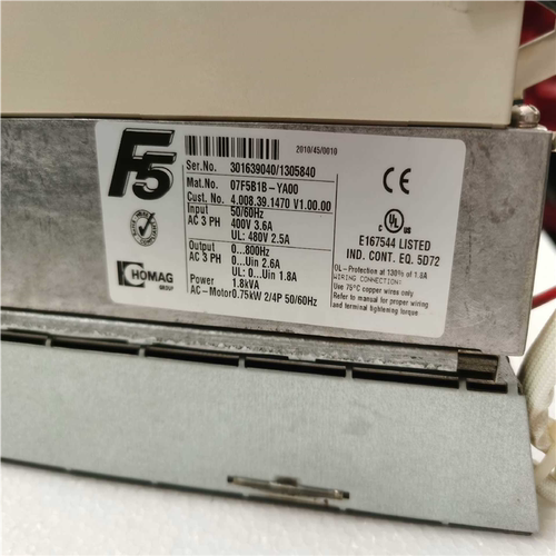 科比F5系列变频器，07F5B1B-YA00，带面板，00.~议价