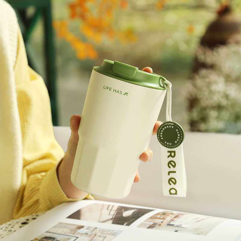 物生物高颜值保温杯女生316L不锈钢保冷咖啡杯水杯子随行小巧便携