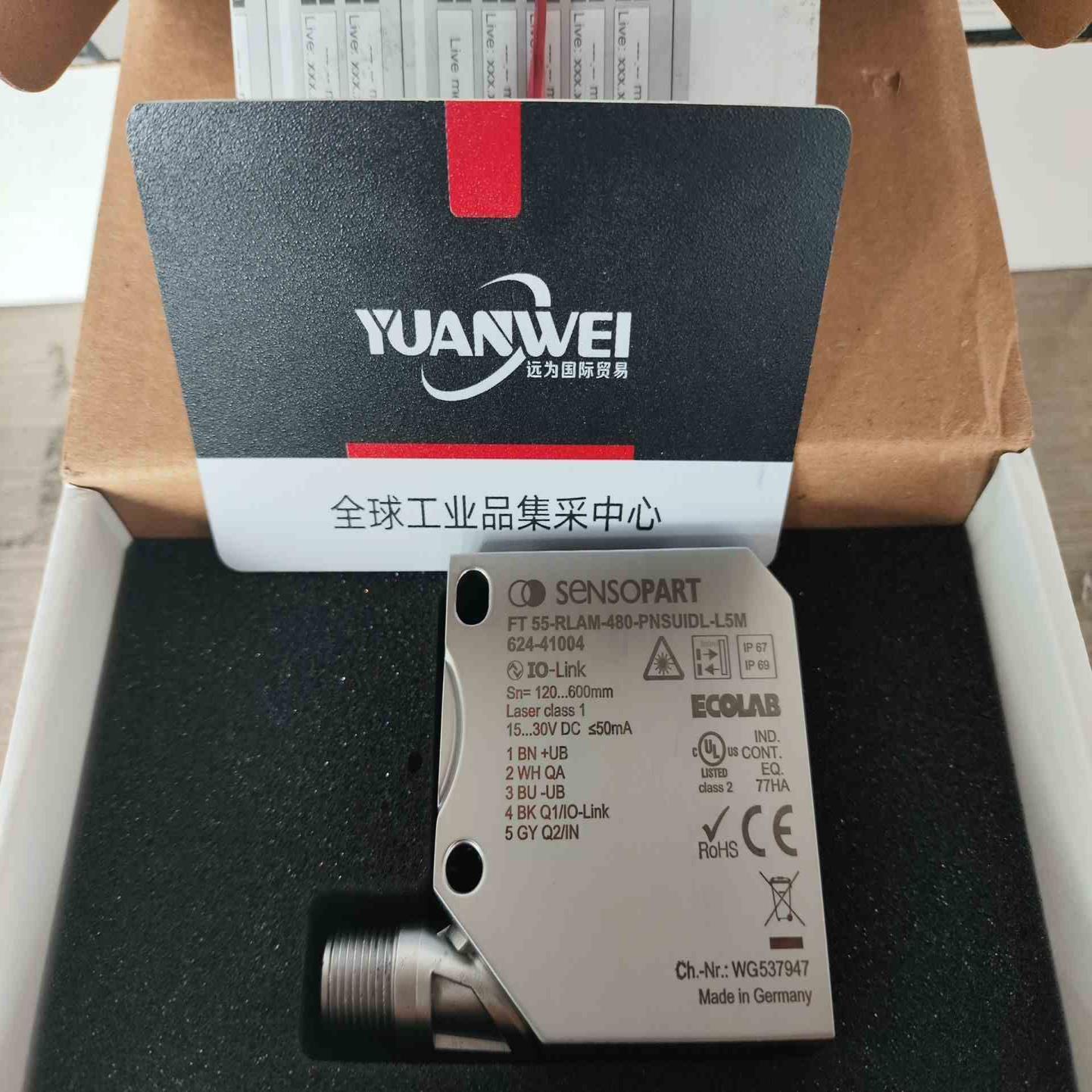 (背呗机械)德国Sensopart传感器FT55-RLAM-480-PN