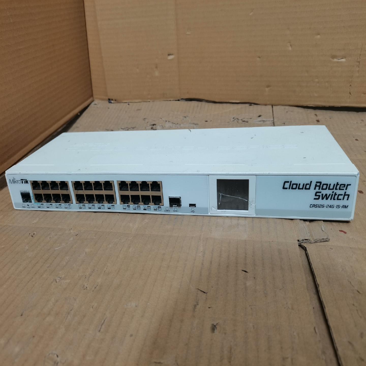【顺庆】mikrotik 交换机crs125-24g-1s 24口【议价】