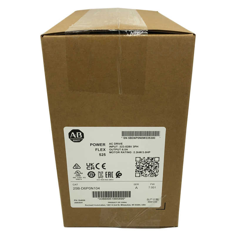 25B-D6P0N104变频器罗克韦尔Allen-Bradley全新现货25BD6P0N104~