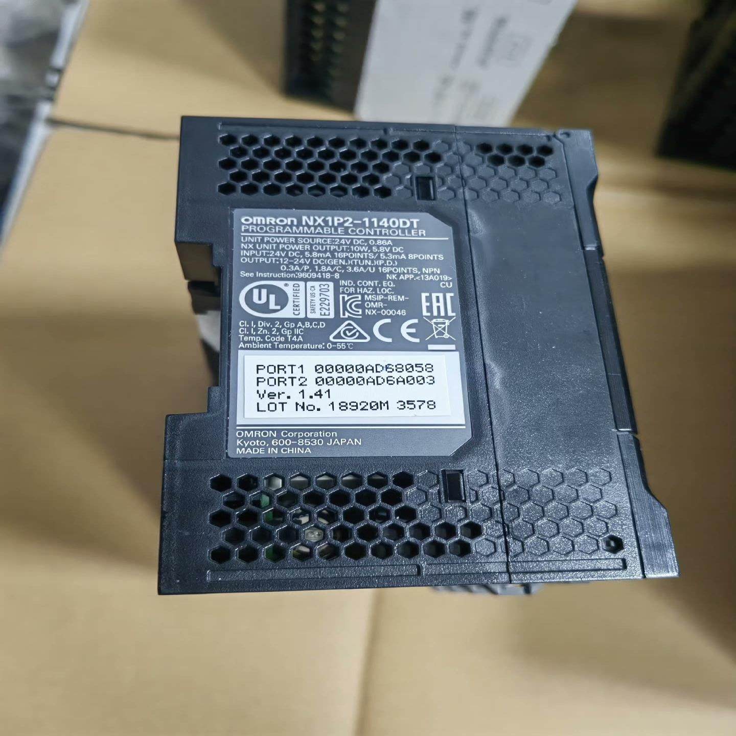 【顺庆】原装欧姆龙95新拆机模块NX1P2-1140DT 二手实物拍【议价