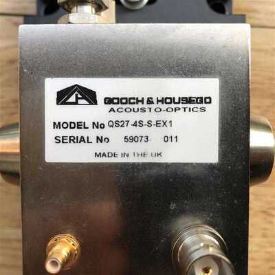 A127*GOOCH&HOUSEGO ACOUSTO-OPTICS 激光Q开关 QS27-4S-S-EX1成~