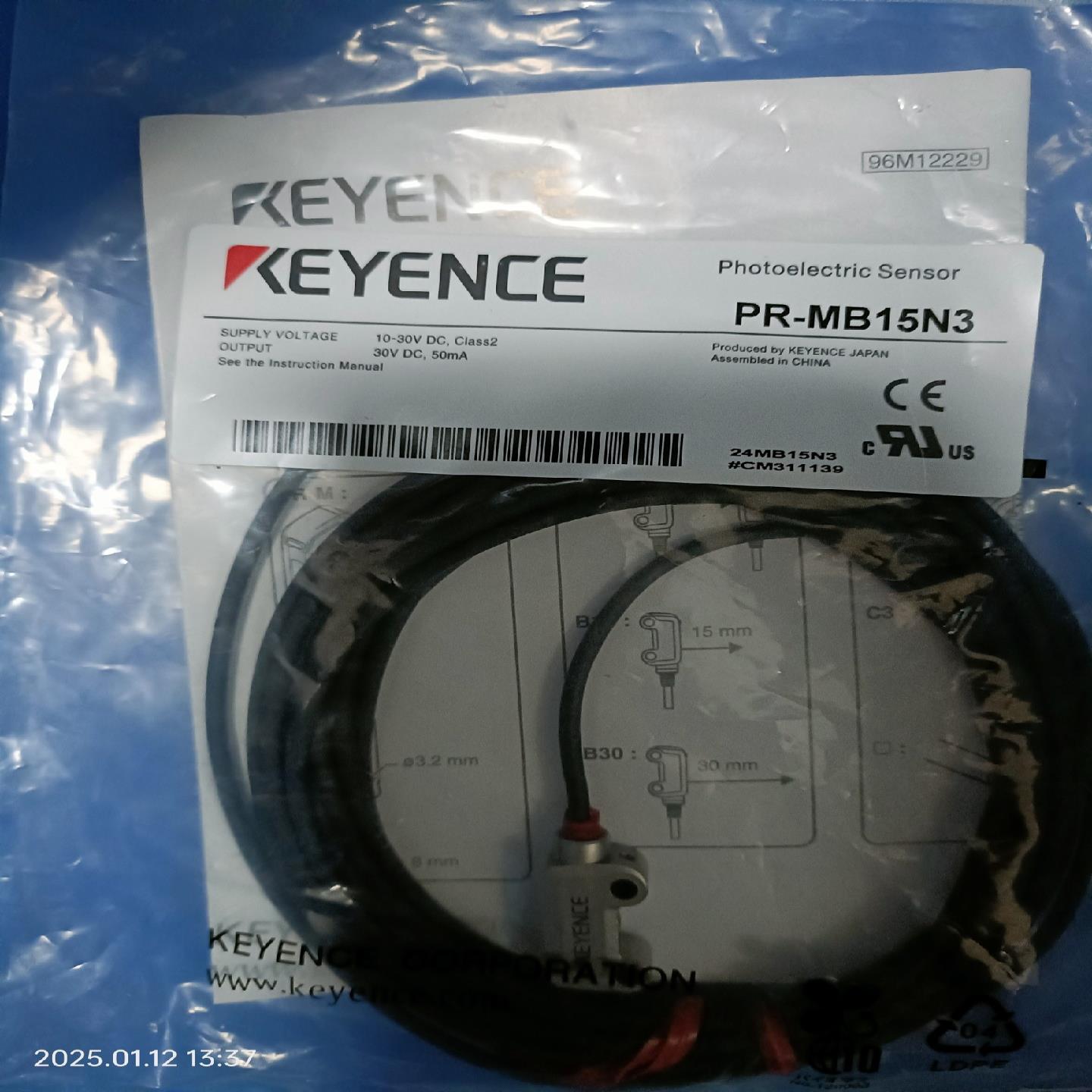 议~基恩士传感器pr-fb15n3(1)，pr-fb30