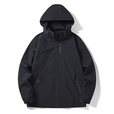2024新款冲锋衣外套男女三合一可拆卸秋冬登山服防风防水情侣夹克