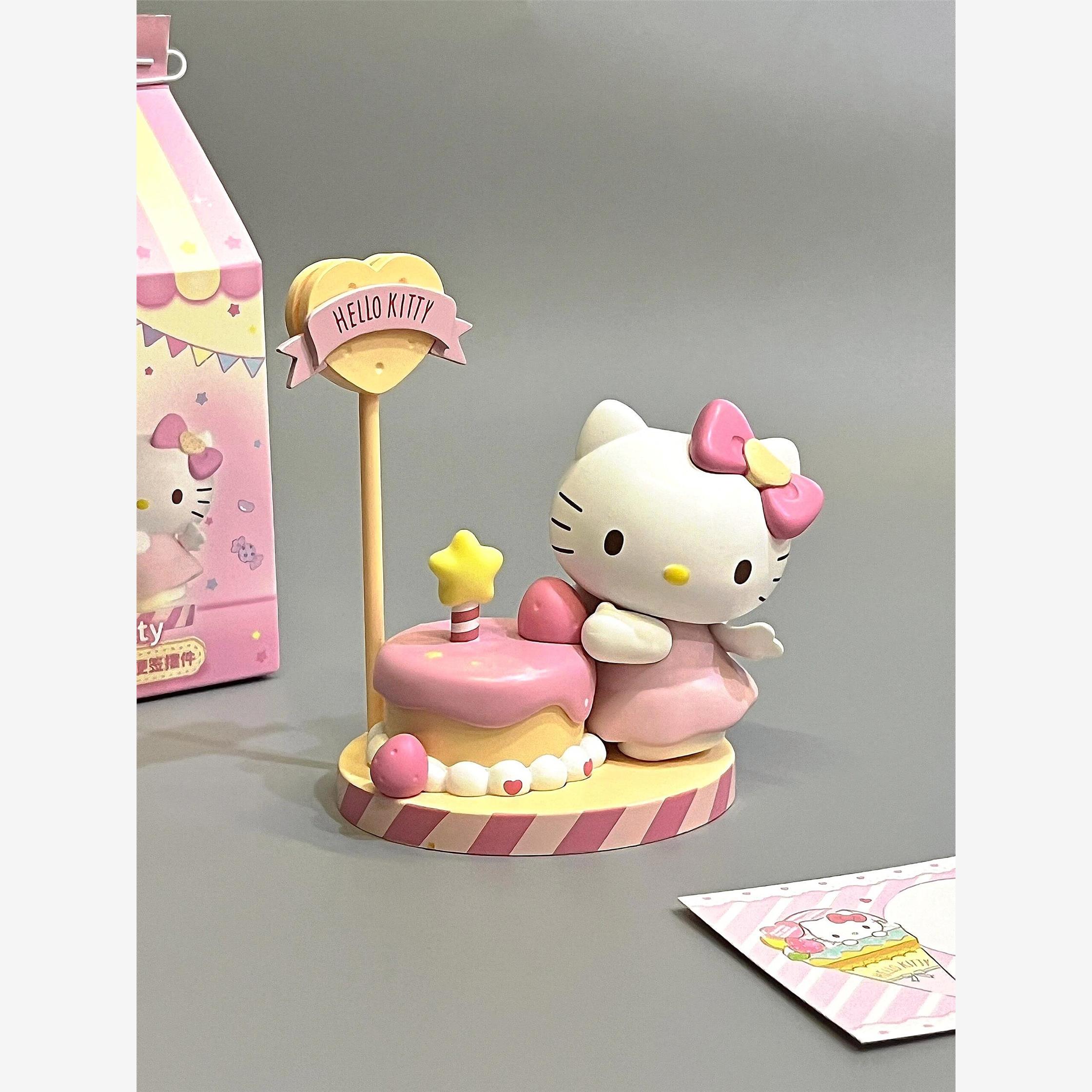 凯蒂猫hellokity摆件生日礼物蛋糕便签卡通可爱送女生小朋友礼物