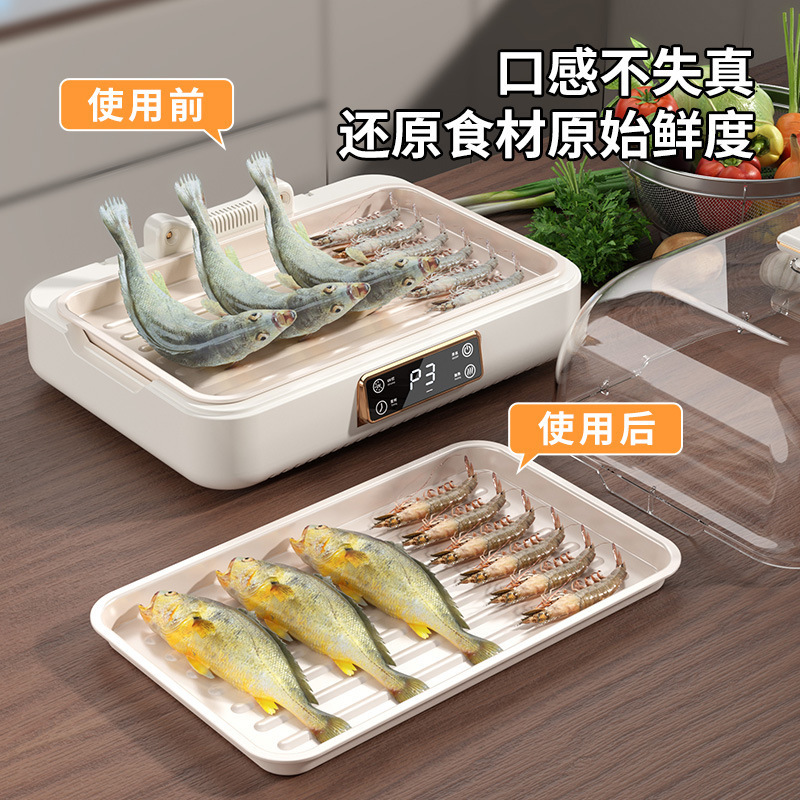 恒温解冻神器解冻肉牛排解冻导热板家用急速解冻盘食物消毒解冻器