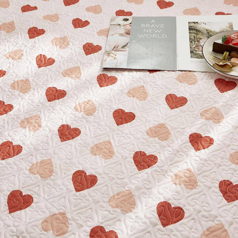 BK9K纯F766S677棉榻米床盖三四件套炕盖季裙夹榻棉绗缝床单一面床