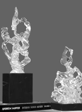 桌水晶假山创新中式意可爱胖脂天使小孩摆件客厅面树玄关OBX软装