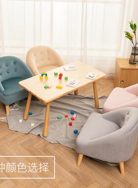F76MSHM6儿童小沙发阅置读迷角沙发椅小孩书区布女孩你看宝宝男孩
