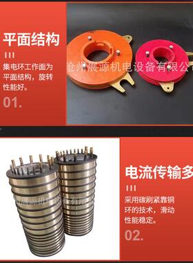 集刷电环环导RWI电环电集电环微过孔旋转电动大型/型多路滑集电滑
