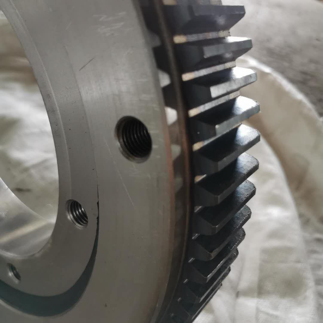 机械回小型外齿回轴承承回转支撑轴转转盘轴承吊车旋转A0201907轴