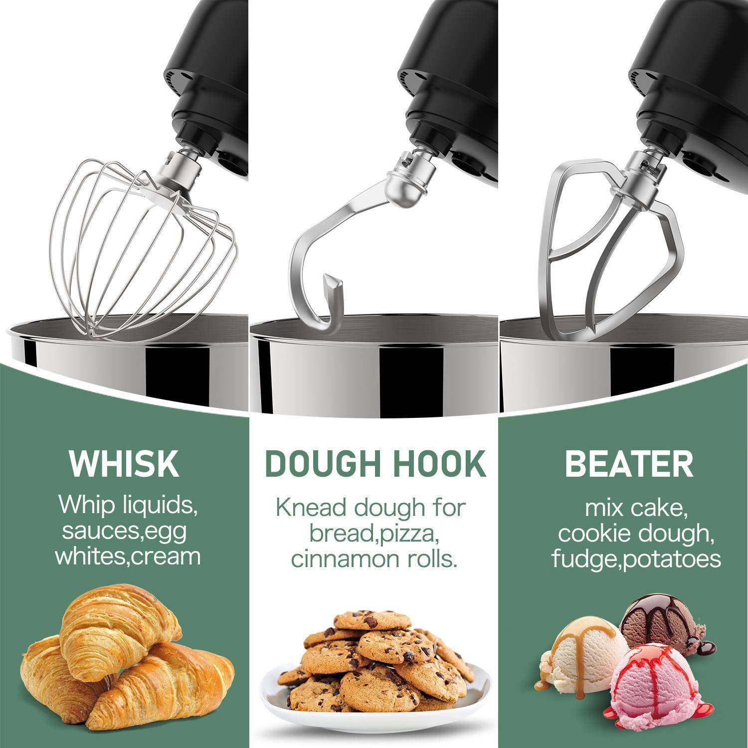 1无品牌/10V小220V型家器用4.5L厨师机和面打机蛋搅拌机Standmixe