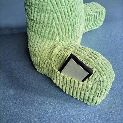 碎记忆绵被阅读枕灯芯绒麦穗纹有扶手床AL837431头靠沙可发腰靠拆