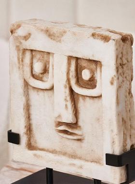 梵创意艺术仿石像摆装饰桌面卧室客茜厅FYH0165L样板间楼处软装售