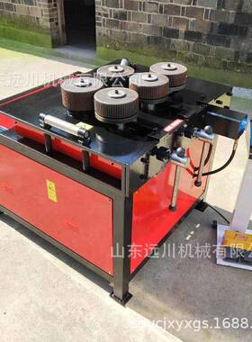 轮立式盘5机大RDA型槽钢盘圆管机自动槽钢圆钢滚圆机