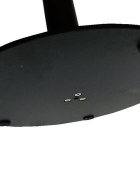 高温SDL-A09烤漆钢餐形黑色桌脚支架洽圆谈桌西餐厅钢板底座现板