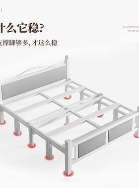 折叠简床单人床易家用午休ZIM1米5人主卧双成人租房小床铁床艺硬