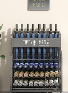 雨收纳架大容雨伞桶公ERZ司教室酒店大雨堂商用门口放伞量置物伞