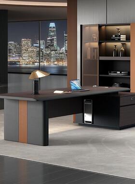 总老板桌简约tb-71453现代办公桌椅组轻奢大班台办家具裁办公公桌