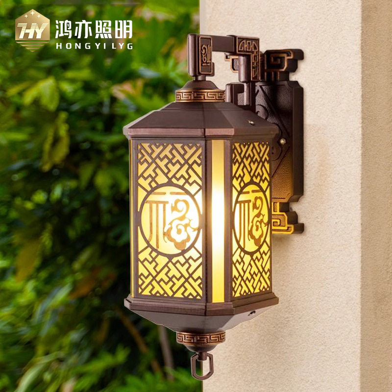 新中式户外壁灯庭院阳台过道