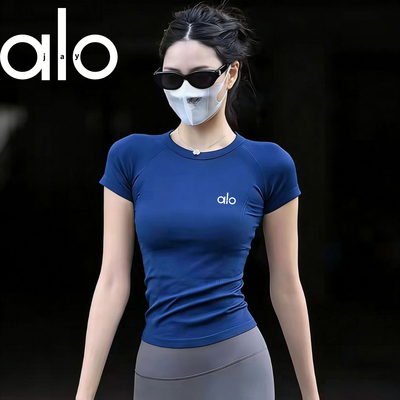 ALOJAY凉感透气速干瑜伽T恤女