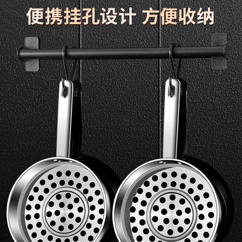 德国不锈钢凉虾专用漏勺漏瓢手工凉面鱼疙瘩汤凉粉面鱼鱼工具大孔
