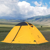 希尔曼带雪裙双人帐篷铝杆双层防暴雨户外露营专业登山征途四季 帐