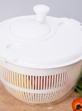 大号蔬果蔬菜离水器水果脱水器甩干沙H拉离水机色拉脱水筛虑水篮