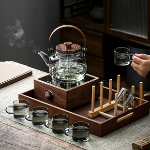 煮t茶器煮茶炉家用电陶炉煮茶烧水壶泡茶专用 玻璃煮茶壶2023新款