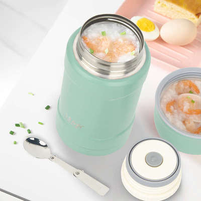 左家右厨焖烧杯316不锈钢宝宝保温饭盒闷烧杯学生上班族