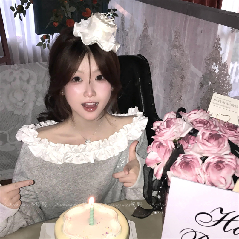 皇冠生日蛋糕小礼帽发夹