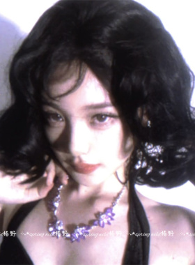 超闪甜酷轻奢紫色水晶项链