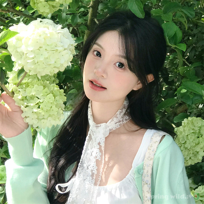 韩系ins感白色蕾丝飘带丝巾