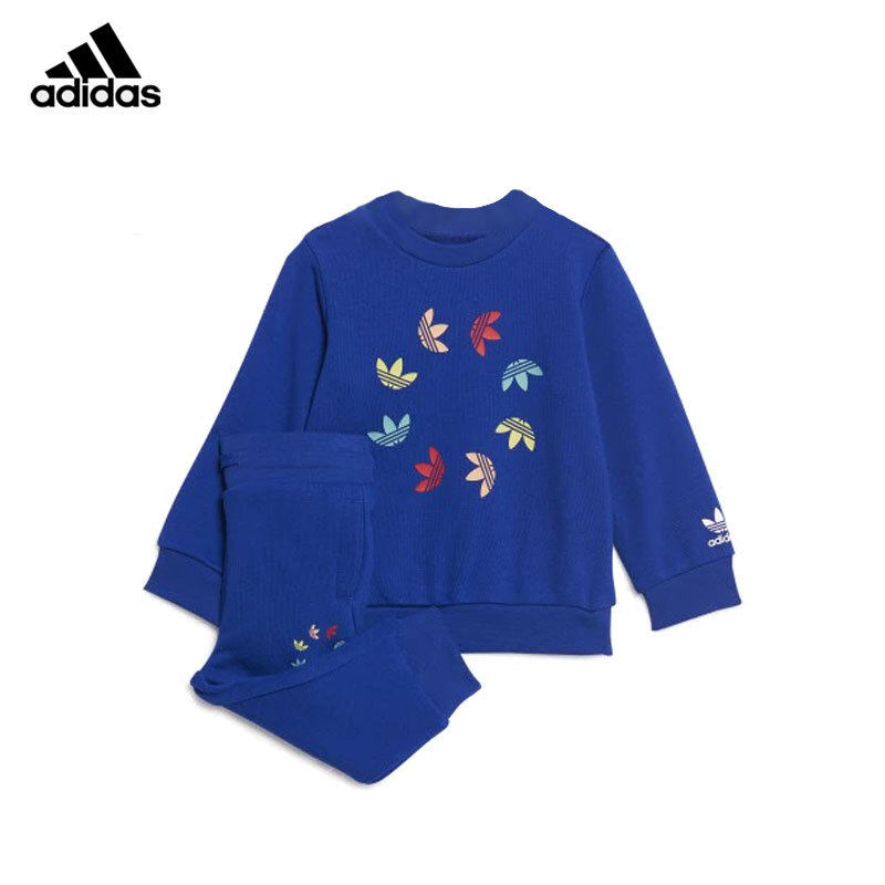 Adidas/阿迪达斯 儿童Adicolor Crew Set运动套装 HB9523 HB9520