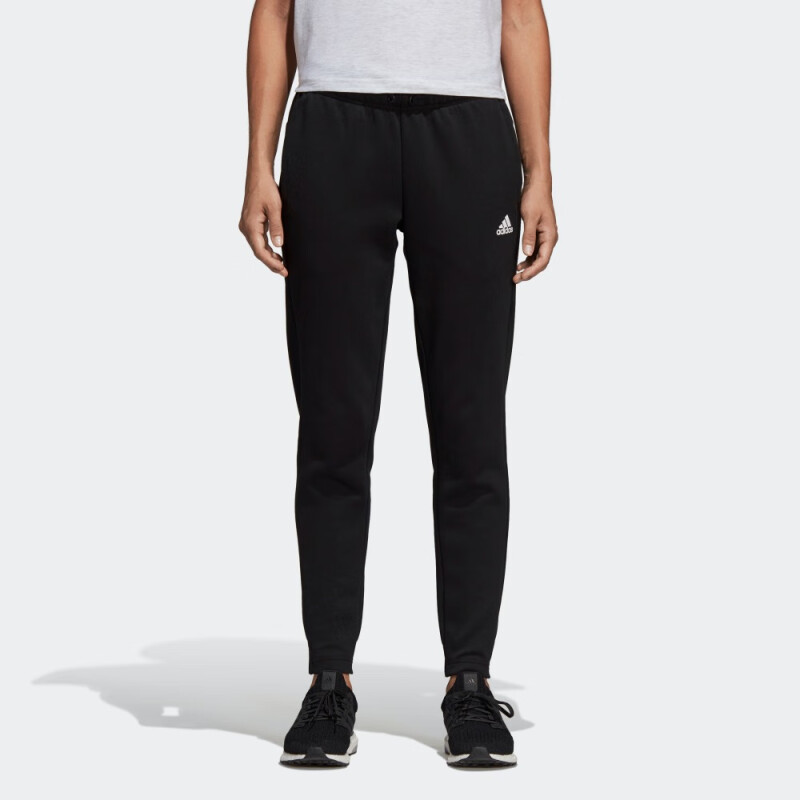 Adidas/阿迪达斯 女子针织加厚束脚运动休闲长裤 DU0014