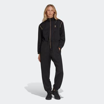 Adidas/阿迪达斯 女子三叶草休闲连体衣运动套装 HG6682